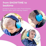 Banz Kidz Earmuffs front profile view with sleek stylish design.
