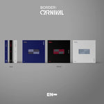 Big Hit Entertainment ENHYPEN Border Carnival UP version album box front view showcasing authentic blue concept artwork.