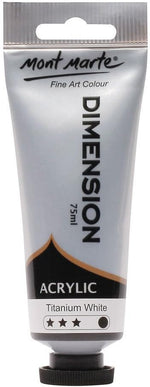 Mont Marte Dimension Acrylic 75mls - Neutral Grey - Image 13