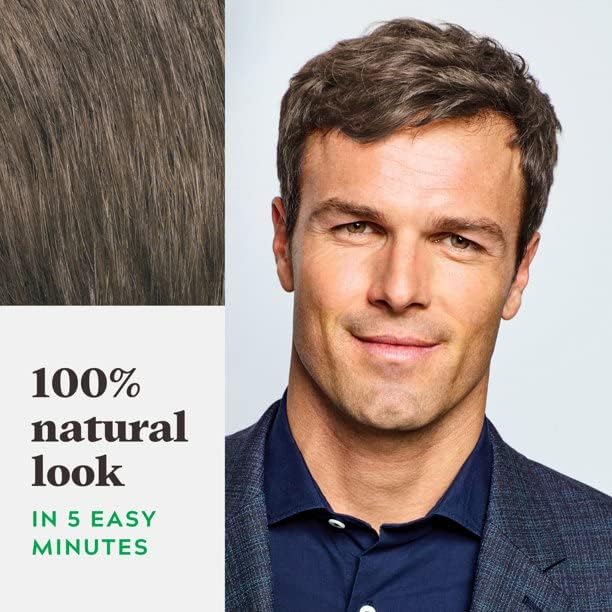 Just For Men H Thirty Five hair color box side panel with ingredients.