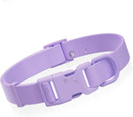 Waterproof Dog Collar, Rubber Adjustable Collars with Quick Release Buckle, Odor-Resistant, Easy to Clean Pet Collars for Small Medium or Large Dogs (Pink, M 11.8-18.5 inch) - Image 12