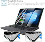 Detailed view of oleophobic coating on HP laptop screen guard