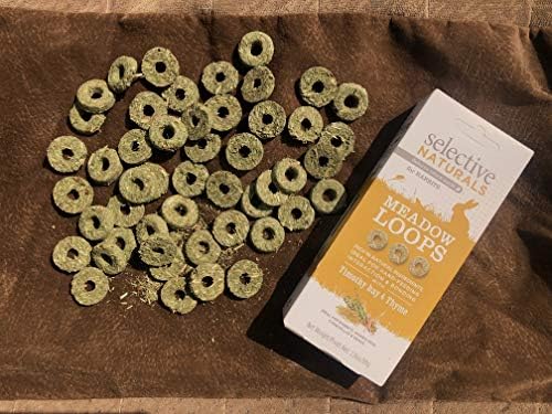 High fiber grain free rabbit and guinea pig treats close up view