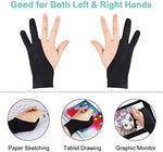Mixoo sketch glove lifestyle shot during digital illustration on iPad