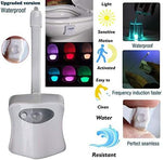 Zezhou smart waterproof toilet lighting gadget packaging showing two pack items