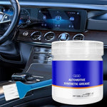 Genérico car lubricant packaging demonstrating water-resistant formula properties
