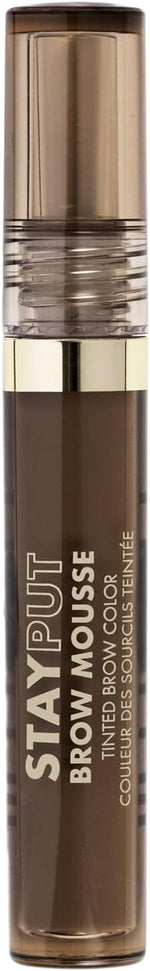 Authentic USA imported Milani cosmetics eyebrow enhancer container with applicator brush.