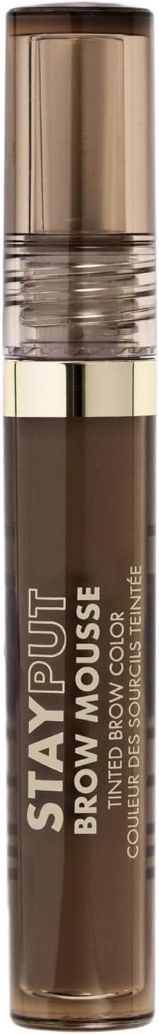 Authentic USA imported Milani cosmetics eyebrow enhancer container with applicator brush.