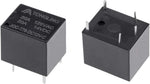 Uxcell 12V coil SPDT 5-pin PCB relay pinout perspective