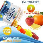 Holistic MD vegan sugar free dietary supplement bottle showcasing nutritional facts