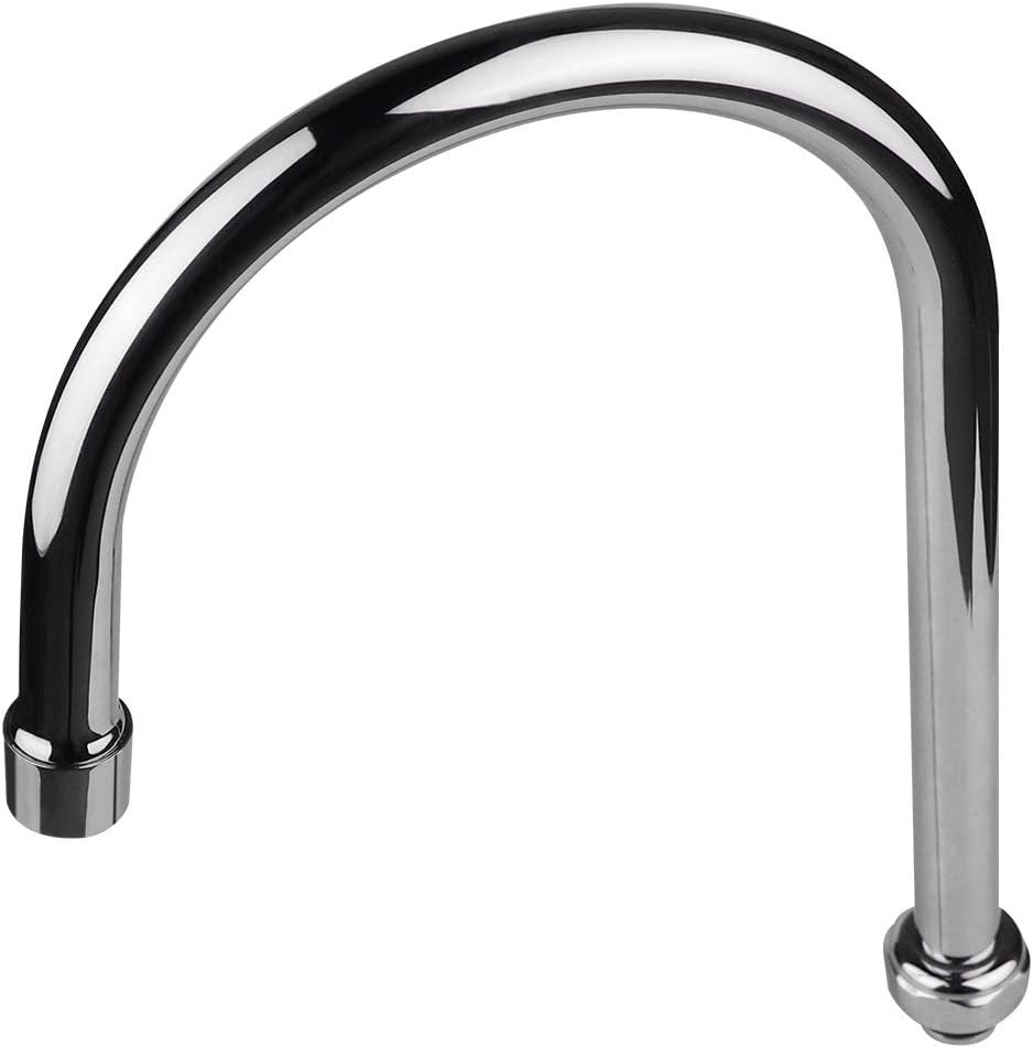 KWODE 6 inch swivel gooseneck spout front view commercial kitchen