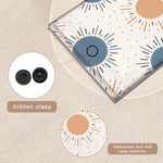 Memory fabric waterproof Kindle sleeve close up