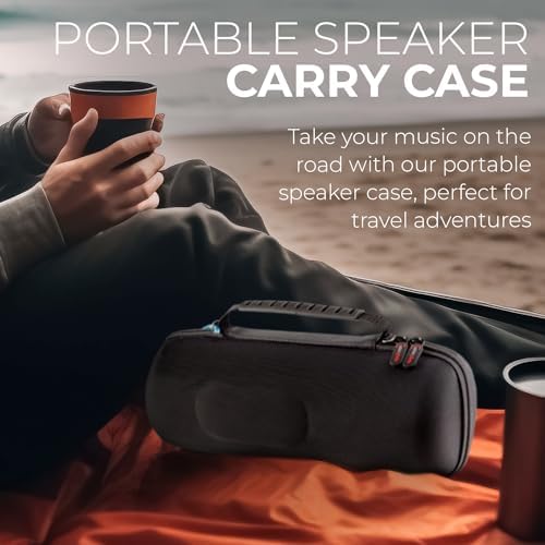 HomEquip waterproof audio accessory case side view with durable hand strap