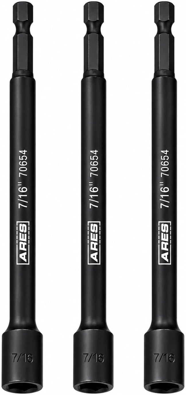 ARES 70029 Metric Impact Magnetic Nut Driver Set | 2 1/2-Inch Impact Grade Nut Setter with Industrial Strength Magnet - Image 13