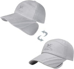 Ylucky outdoor safari hat with retracted visor position