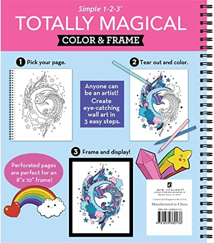 Color & Frame - Totally Magical (Coloring Book) - Image 3