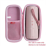 Hermitshell EVA shockproof storage case open view showing internal mesh pocket