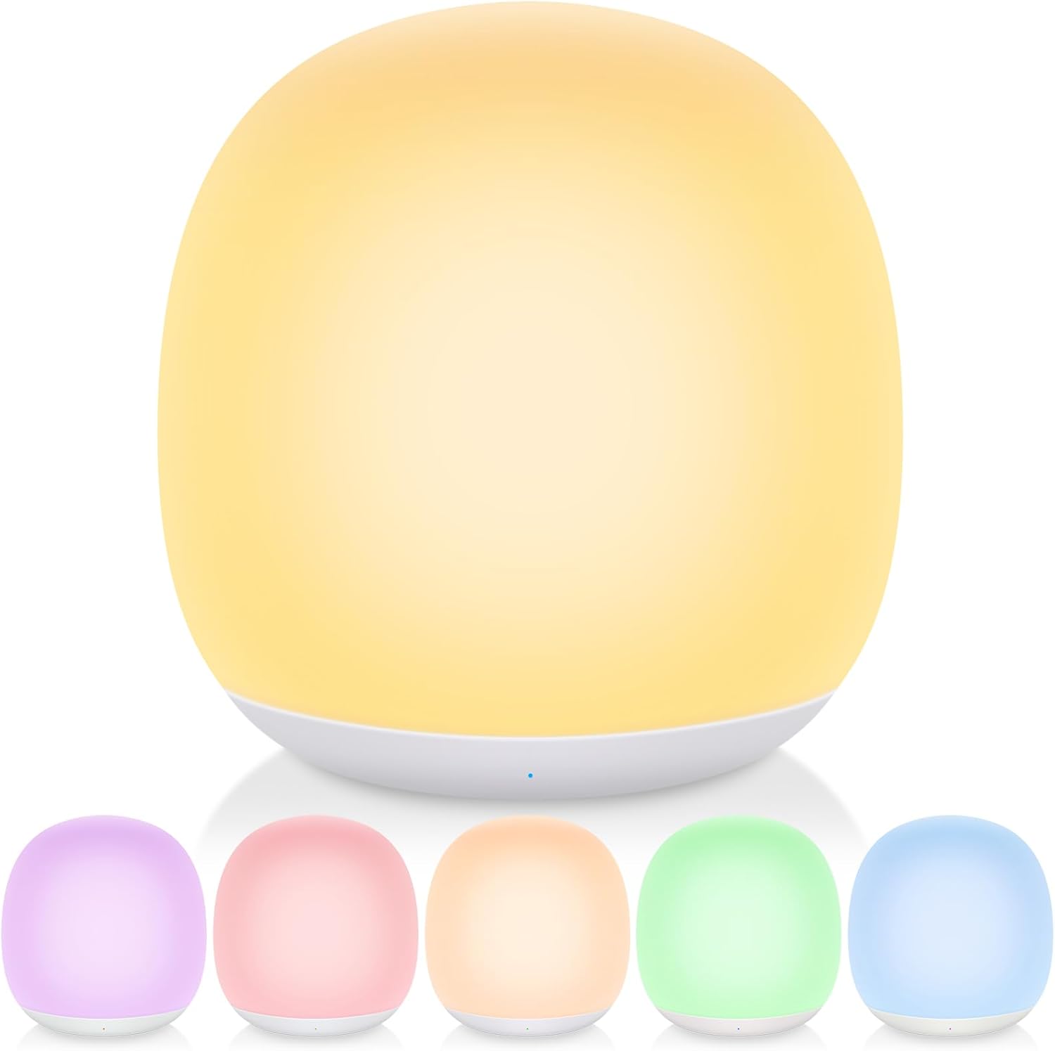 Tyute baby egg night light front view on nursery table