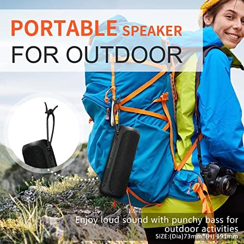 Sowo wireless speaker used in outdoor setting