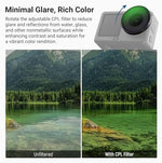 Multicoated HD optical glass filters for DJI Osmo Action 6