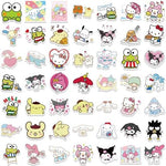 100Pcs Cool Character Sanrio Stickers for Water Bottles Skateboard Luggage Laptop Bumper Waterproof Vinyl Stickers Bulk for Boys Teens Adults (Sanri) - Image 6