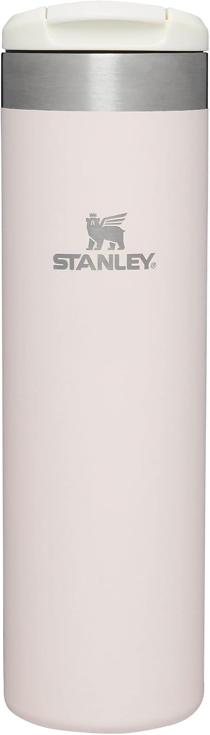 Stanley AeroLight Transit Bottle 20 oz | Locking Drink Through Lid | Leak Resistant Water Bottle or Coffee Travel Mug | Lightweight Insulated Stainless Steel | BPA-Free | Rose Quartz - Image 9