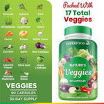 Superfood MD imported daily greens capsules premium wellness bottle for immune and gut health