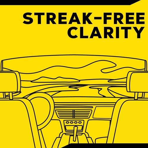 Demonstration of streak free clarity on automotive glass using Meguiar's Ultimate spray.