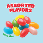 Crazyoutlet five pound jelly bean pack alongside decorative candy jars to showcase serving size and hosting utility.