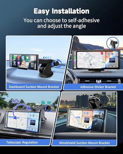 Kuayvan portable car tablet utilizing voice control assistant with safe hands free driving prompts.
