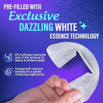 User applying GuruNanda teeth whitening tray for sensitive teeth