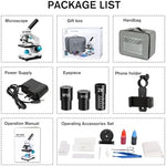Educational HSL microscope set for home laboratory