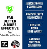 Triax Pro engine cleaning fluid for gasoline and diesel engines