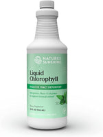 Natures Sunshine Liquid Chlorophyll serving size instruction illustration