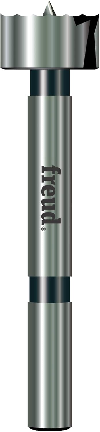 Freud precision shear serrated edge Forstner drill bit front view