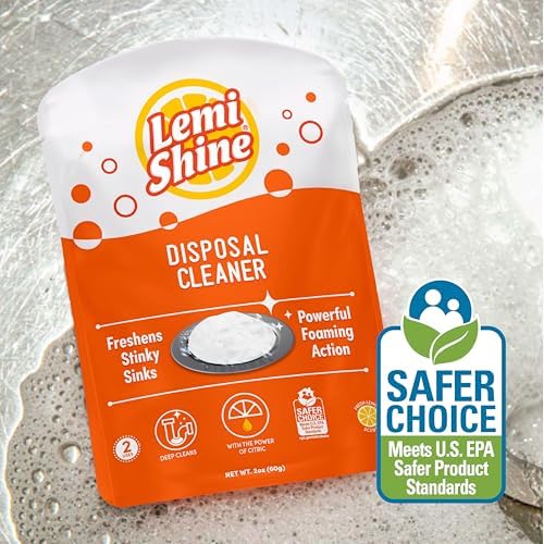 Lemi Shine EPA Safer Choice certified garbage disposal cleaner