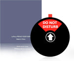 Magnetic door sign displaying out of office status