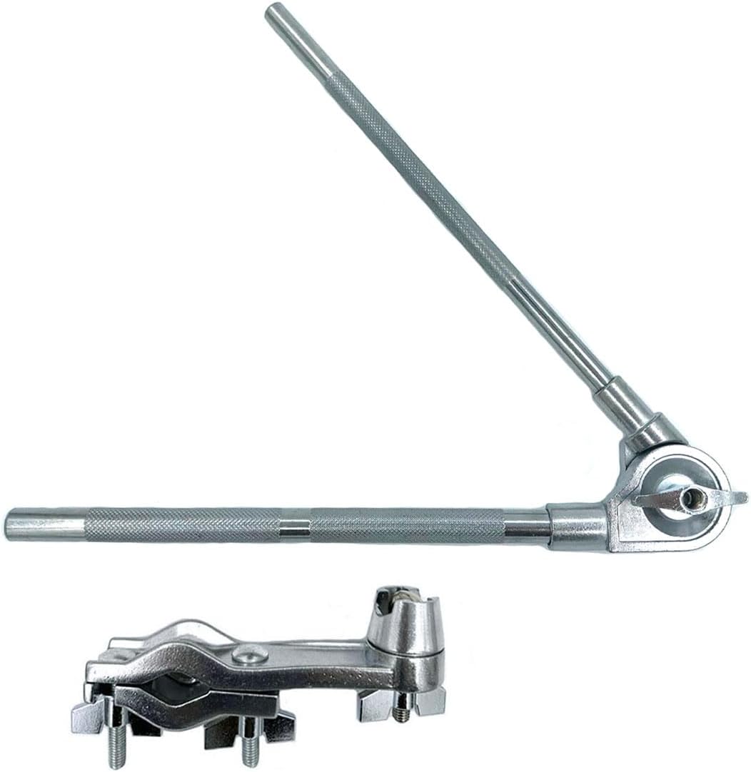TUOREN drum clamp and L-rod mounting bracket closeup
