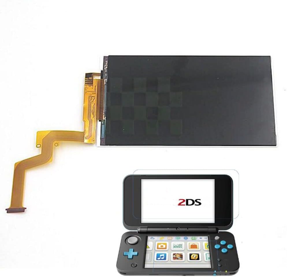 Cuifati replacement top LCD screen front view displaying the main panel for game console repair.