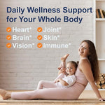 Carlson Elite Omega 3 Gems bonus pack containing ninety plus thirty softgels packaging details