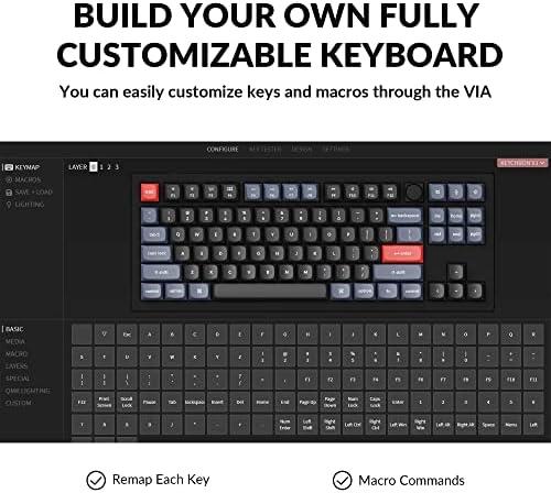 Keychron V3 mechanical keyboard RGB lighting effect