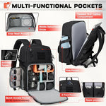 Side view of Rainsmore camera bag showing quick-access opening