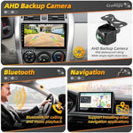 Rimoody car radio installation view demonstrating flush integration in Toyota Corolla dashboard trim