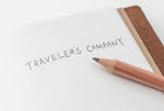 Travelers company brass pencil refill lifestyle flat lay