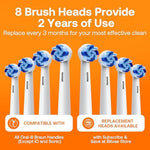 Bitvae R1 power toothbrush displaying five cleaning modes on the handle
