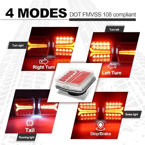 NeaLia multi-functional wireless indicator and brake light setup displaying the reflective safety elements.