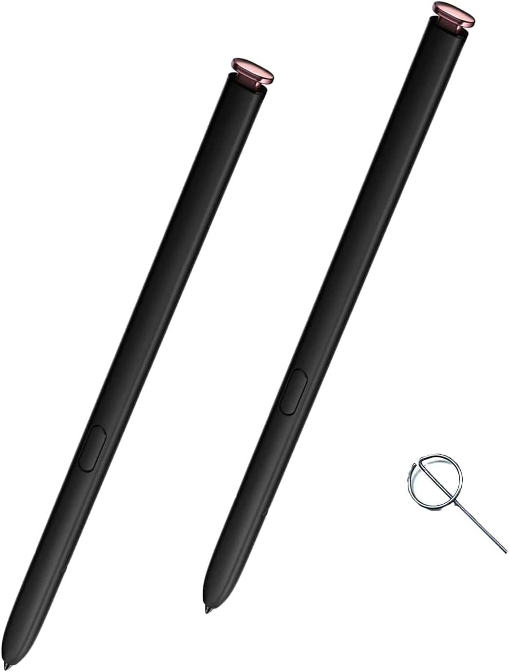 PCTC Galaxy S22 Ultra S Pen replacement front view showing burgundy stylus and tip tool