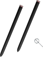 PCTC Galaxy S22 Ultra S Pen replacement front view showing burgundy stylus and tip tool
