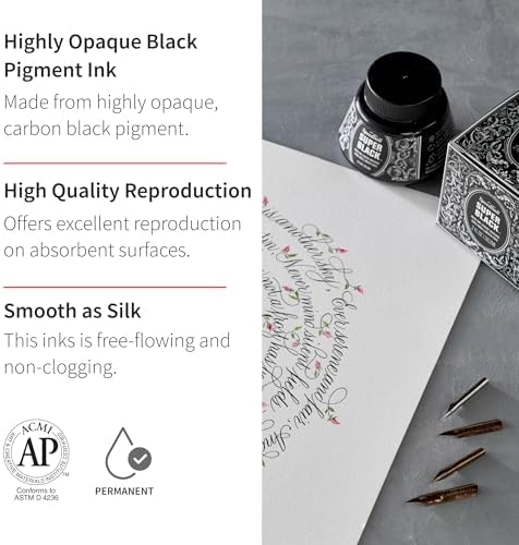 Speedball Super Black India Ink-2oz - Image 3