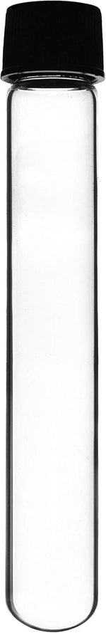 Eisco 50ml test tubes with bakelite screw caps pack of 12